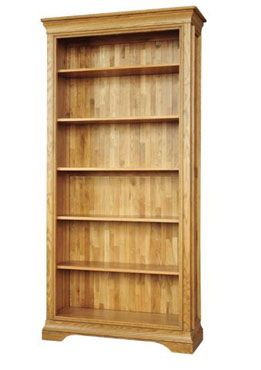 French Style Oak 6ft Bookcase