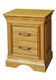 French Style Oak Bedside Chest