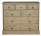 Cottage Pine 7 Drawer Combi Chest